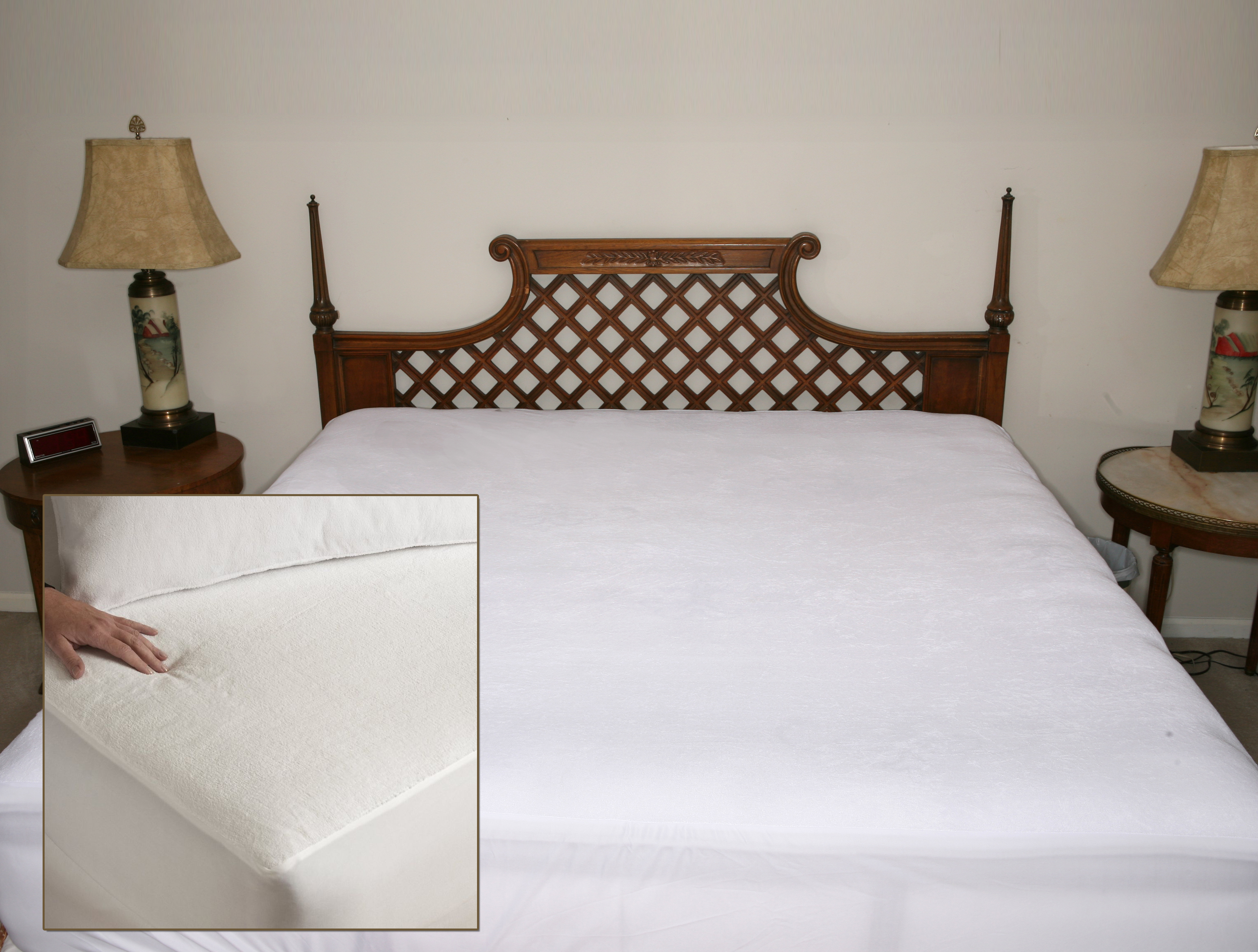 terry cloth waterproof mattress cover