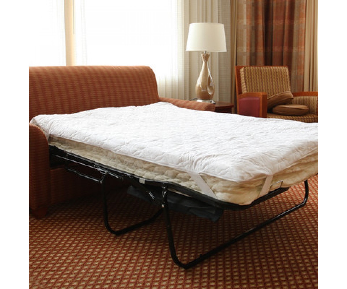 easily storeable mattress topper for sofa bed
