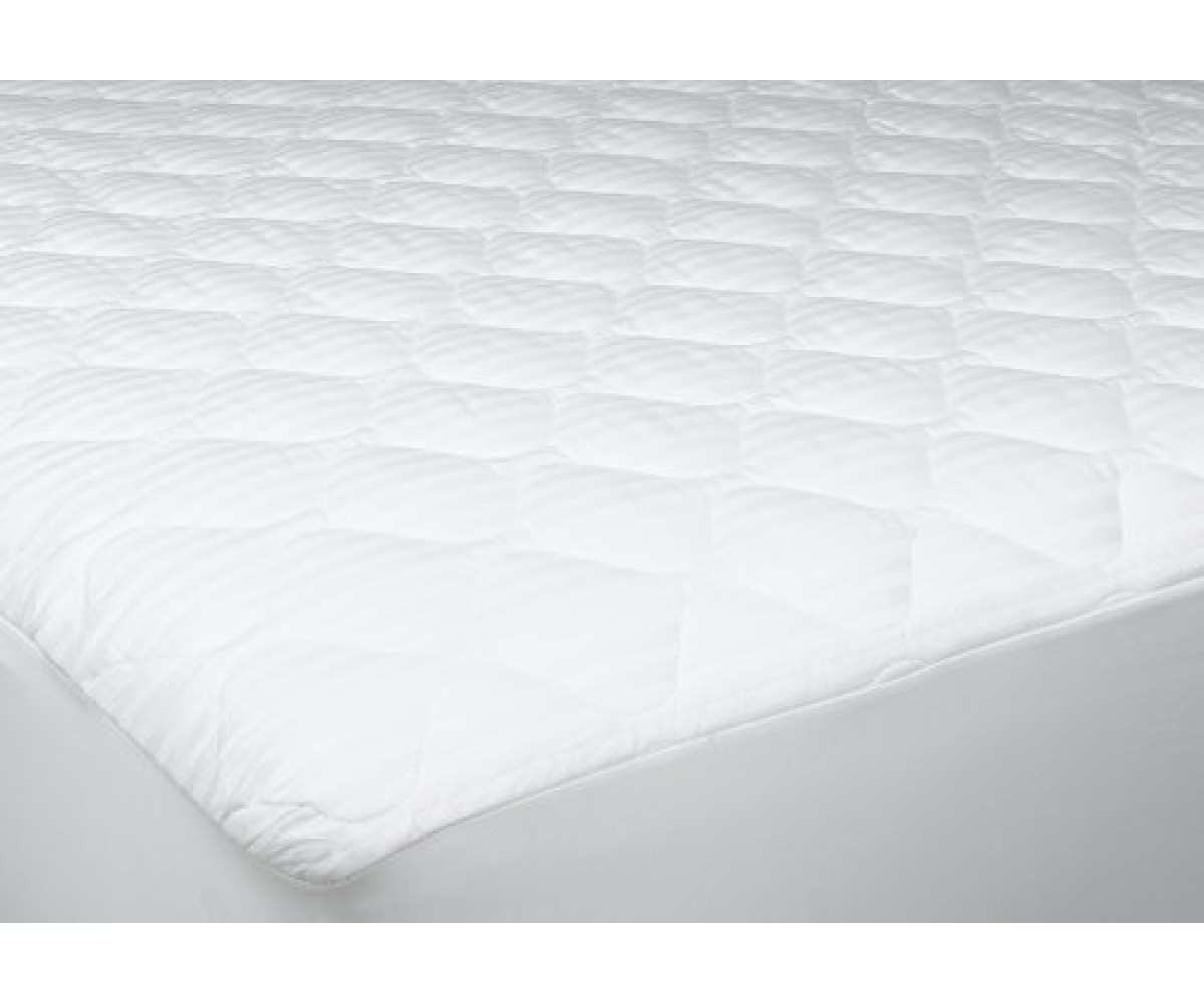 cotton mattress pad with elastic straps