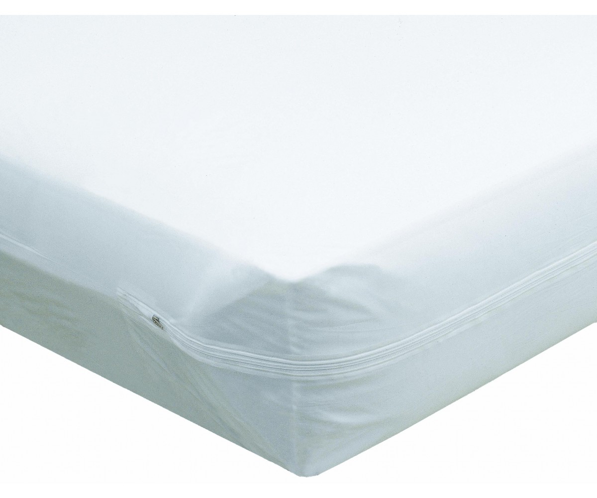 vinyl zippered mattress cover for bed bugs