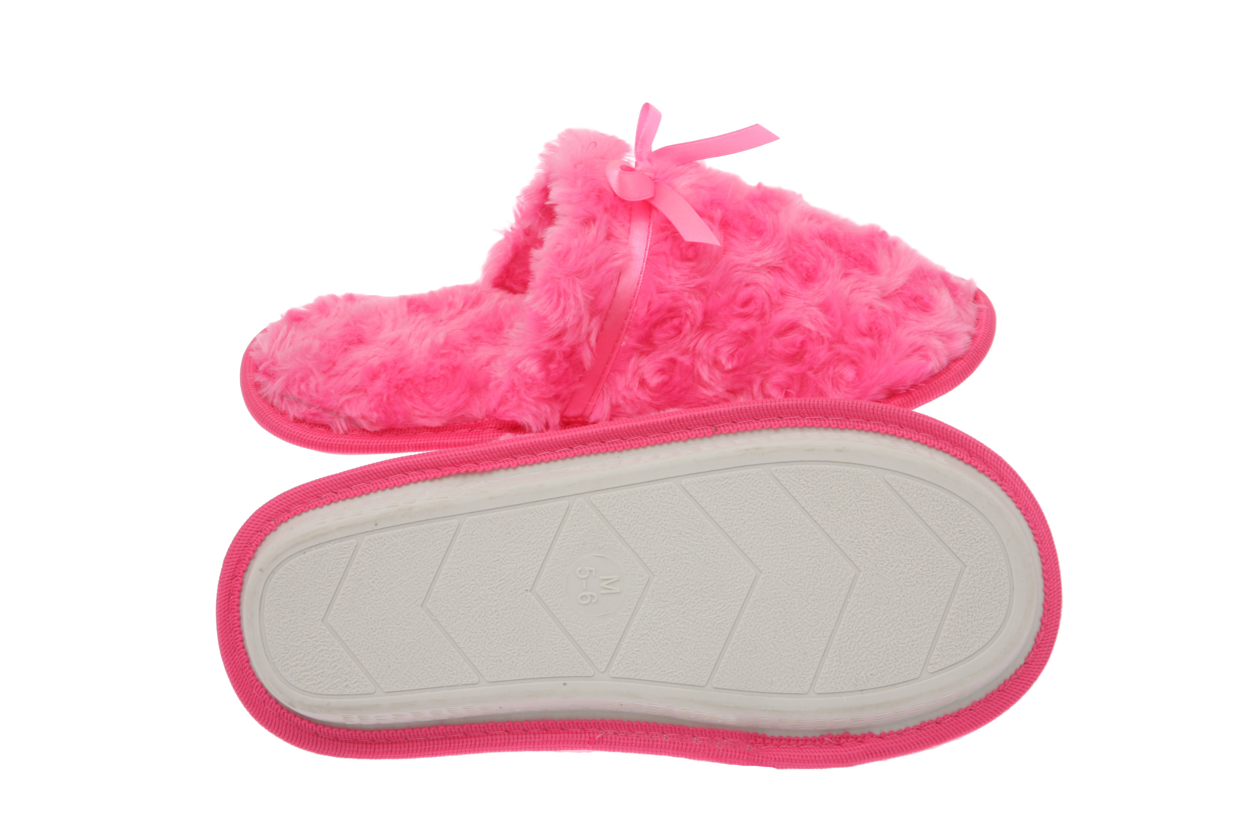 Hot Pink Memory Foam Women Slippers