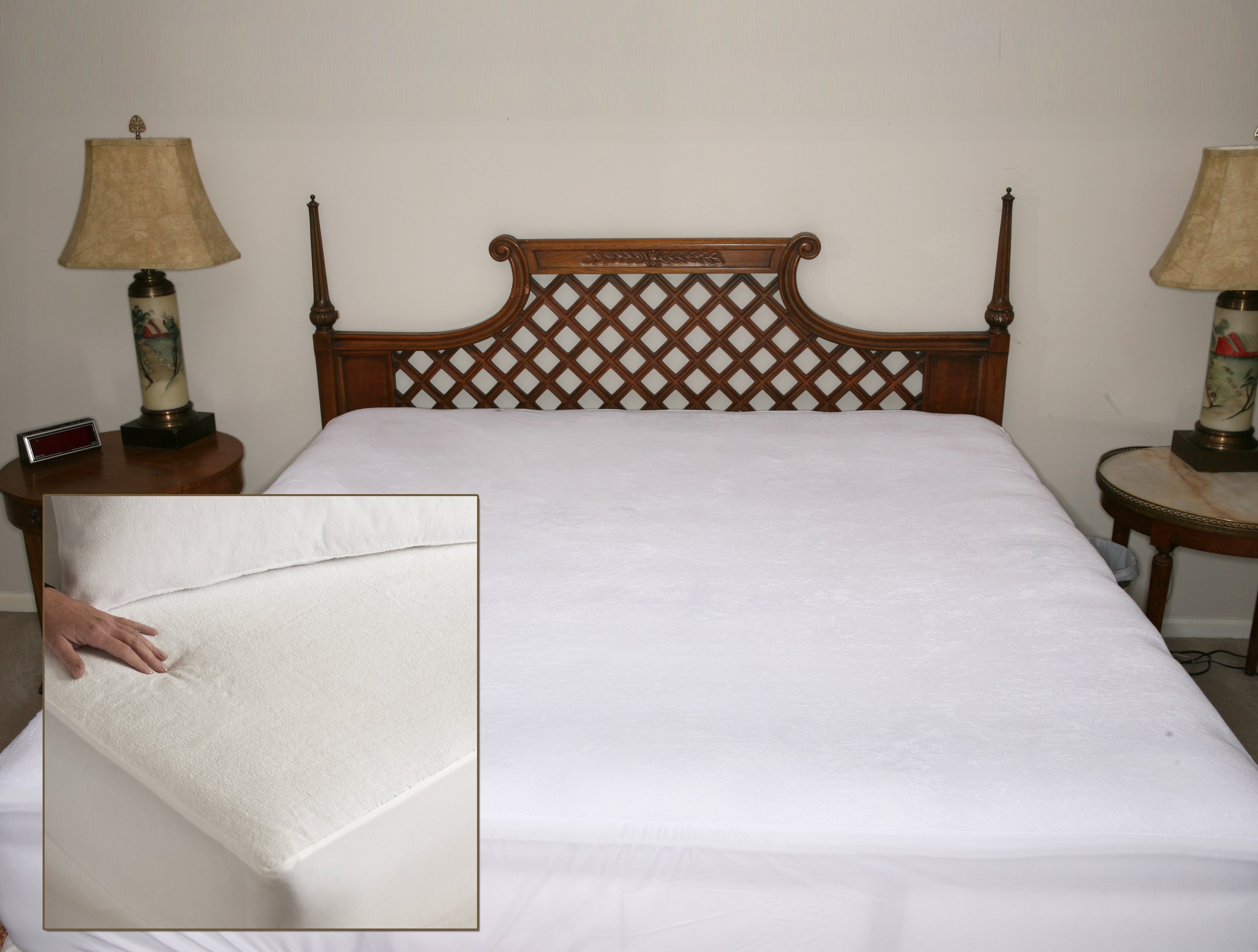 mattress protector sewing strech protection