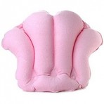 Terry Bath Pillow - Inflatable bath pillow with suction cups