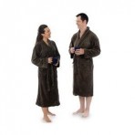 Turkish robe- bath robes - Soft & Comfywomens robe & men's robes Brown - Small /Medium