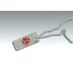 Diabetic ID Necklace-Carded
