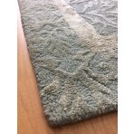 Handmade Wool Persian Blue/ Ivory 5' x 8' lt1112 Area Rug