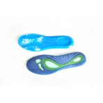 Deluxe Comfort Heavenly Massage Gel Insole - Perforated - Easy to use - Great for Foot Pain - Insoles