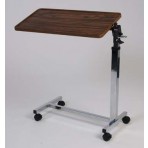 Adjustable Overbed Table With Tilt Top