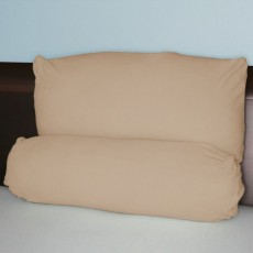 Husband Pillow, Aspen Edition - Cowboy Taupe Big Support Bed